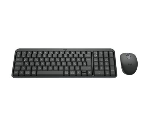 Logitech MK250 Compact Combo Wireless Keyboard + Mouse, Bluetooth, US Int, Graphite