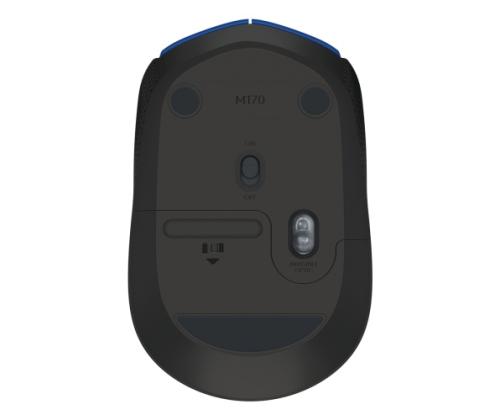 Logitech M171 Wireless Mouse RF Wireless, 1000 DPI, Blue/Black