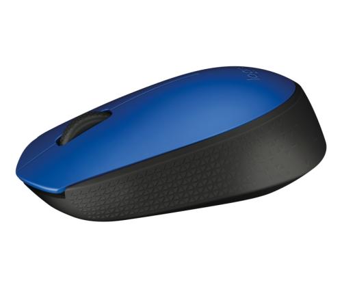 Logitech M171 Wireless Mouse RF Wireless, 1000 DPI, Blue/Black