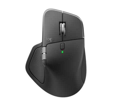 Logitech MX Master 4 for Business Wireless Mouse RF Wireless + Bluetooth, 8000 DPI, Graphite