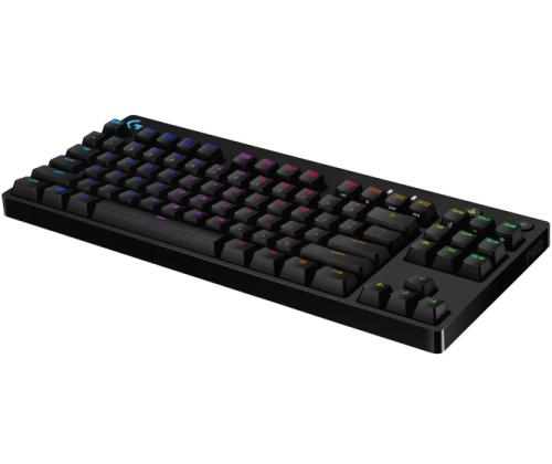 Logitech G PRO Wired Mechanical Gaming Keyboard, Tenkeyless, GX Blue clicky, US INT, Black