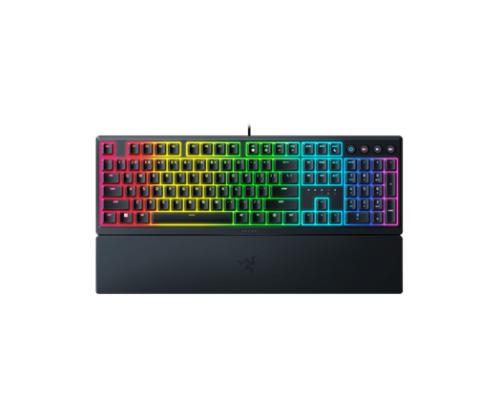 Razer Ornata V3 Wired Gaming keyboard, USB, RGB LED, US, Mecha-membrane switch, Black