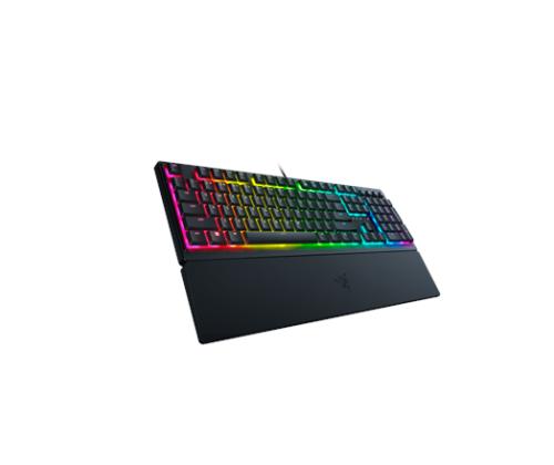 Razer Ornata V3 Wired Gaming keyboard, USB, RGB LED, US, Mecha-membrane switch, Black