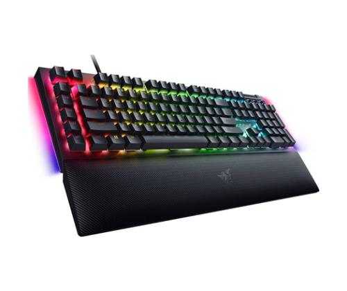 Razer BlackWidow V4 Wired Gaming keyboard, RGB LED, USB QWERTY, US, Yellow Switch, Black