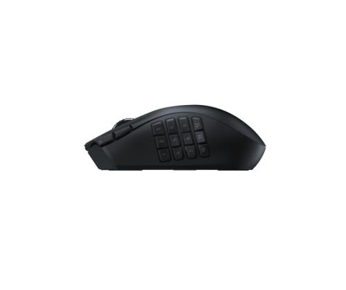 Razer Naga V2 HyperSpeed Wireless Gaming Mouse RF Wireless+Bluetooth, 30000 DPI, Black