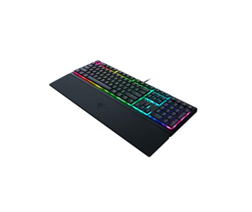 Razer Ornata V3 Wired Gaming keyboard, USB, RGB LED, US, Mecha-membrane switch, Black