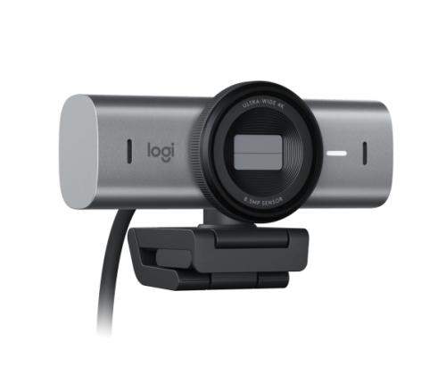 Logitech MX Brio Webcam, 8.5 MP, 4K Ultra HD 3840x2160, USB-C, Graphite