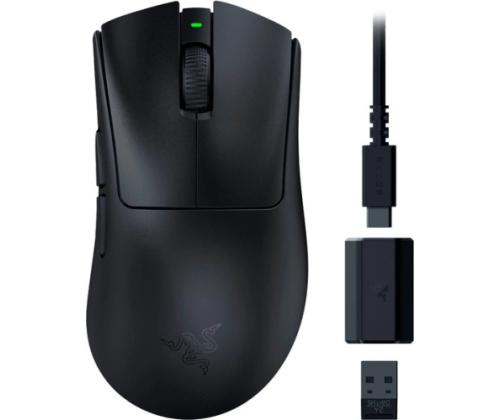 Razer DeathAdder V3 HyperSpeed Wireless Gaming Mouse RF Wireless + USB-C, 26000 DPI, Black