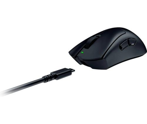 Razer DeathAdder V3 HyperSpeed Wireless Gaming Mouse RF Wireless + USB-C, 26000 DPI, Black