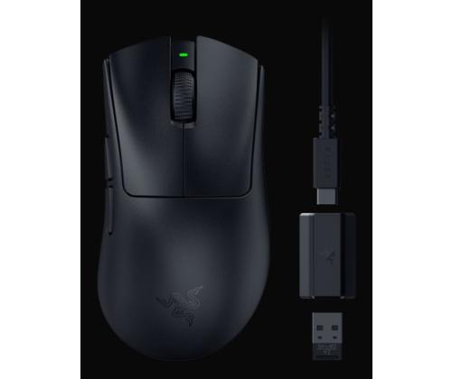 Razer DeathAdder V3 HyperSpeed Wireless Gaming Mouse RF Wireless + USB-C, 26000 DPI, Black