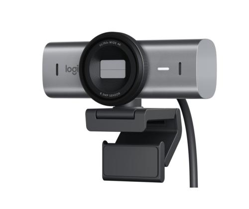 Logitech MX Brio Webcam, 8.5 MP, 4K Ultra HD 3840x2160, USB-C, GraphiteaLogitech MX Brio 705 for Bus
