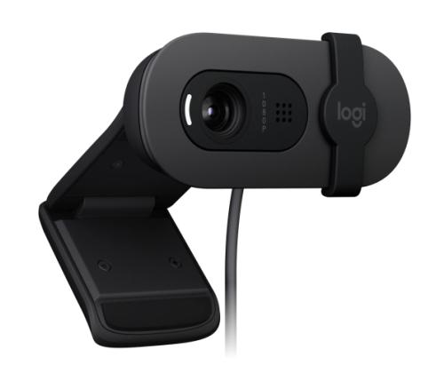 Logitech Brio 105 Business Webcam, 2 MP, FHD 1080p, USB-A, Black