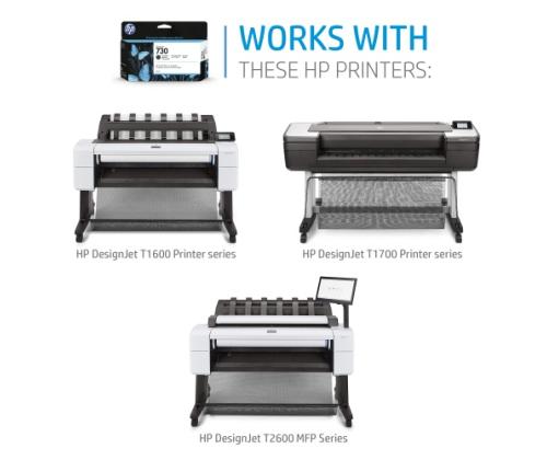 HP 730 (P2V70A) Ink Cartridge, Yellow (SPEC)