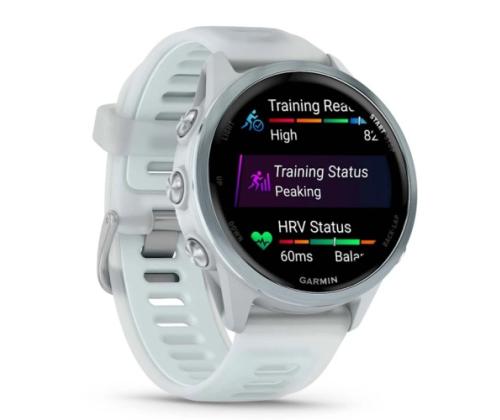 Garmin Forerunner 570 Smart Watch 42mm Cloud Blue Aluminum/Translucent Whitestone/Cloud Blue