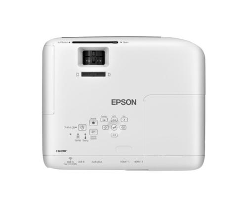 Epson EB-FH08 Projektor 3LCD FHD 1920x1080, 3600 ANSI lumens, USB, Balta