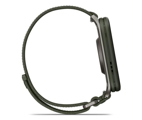 Garmin Venu X1 Smart Watch Moss, Titanium Caseback / Moss ComfortFit Nylon Band