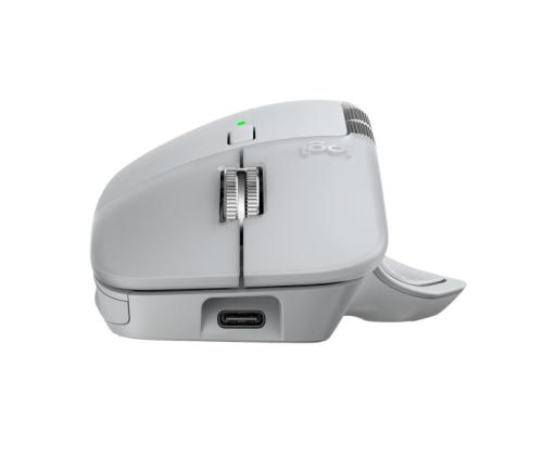 Logitech MX Master 4 Wireless Mouse RF Wireless + Bluetooth, 8000 DPI, Pale Grey
