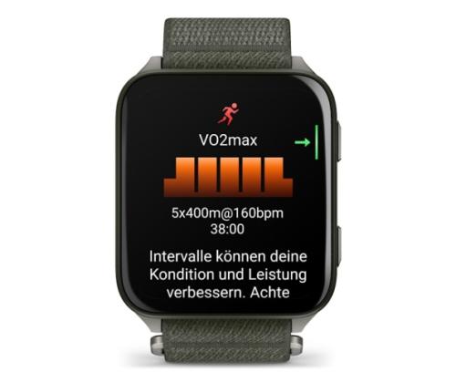 Garmin Venu X1 Smart Watch Moss, Titanium Caseback / Moss ComfortFit Nylon Band