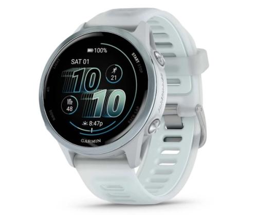 Garmin Forerunner 570 Smart Watch 42mm Cloud Blue Aluminum/Translucent Whitestone/Cloud Blue