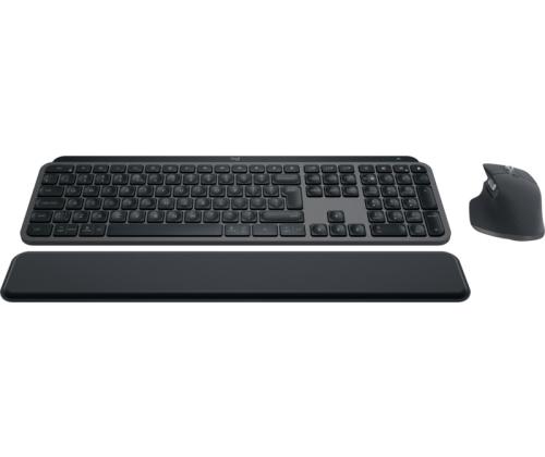 Logitech MX Keys S Combo Keyboard, Palm Rest and Mouse set, US Int, Graphite