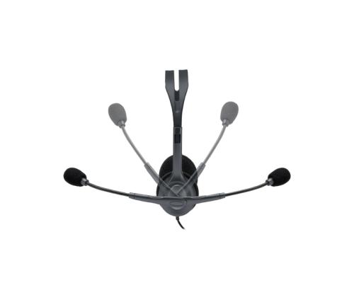 Logitech H111 Stereo Wired Headset, 3.5mm jack, Black