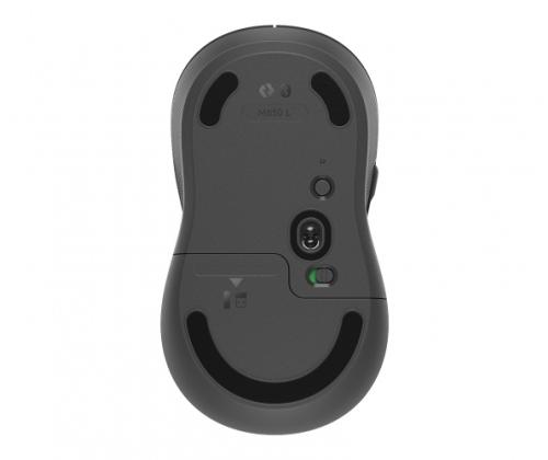 Logitech Signature M650 L Wireless Mouse RF Wireless + Bluetooth, 4000 DPI, Graphite