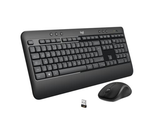 Logitech MK540 Advanced Combo Wireless Keyboard + Mouse, US, Black