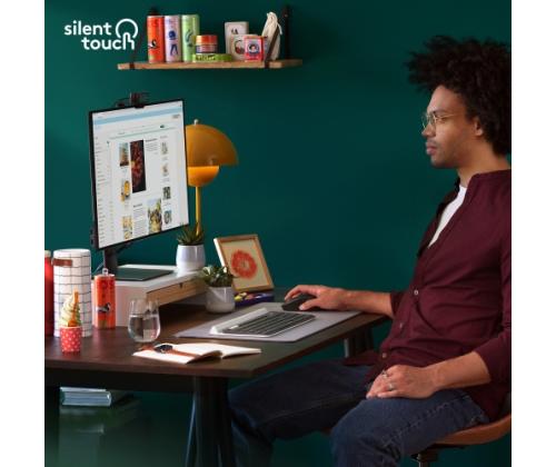 Logitech Signature M650 L Wireless Mouse RF Wireless + Bluetooth, 4000 DPI, Graphite