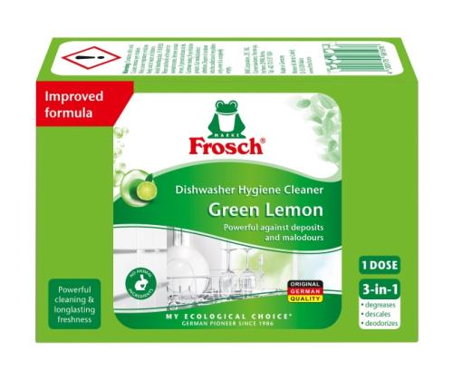Frosch Dishwasher Hygiene Cleaner Green Lemon 125 g