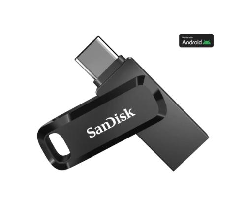 SanDisk Ultra Dual Drive Go USB Flash Drive 512GB, USB-C/USB-A 3.2 Gen 1, Black
