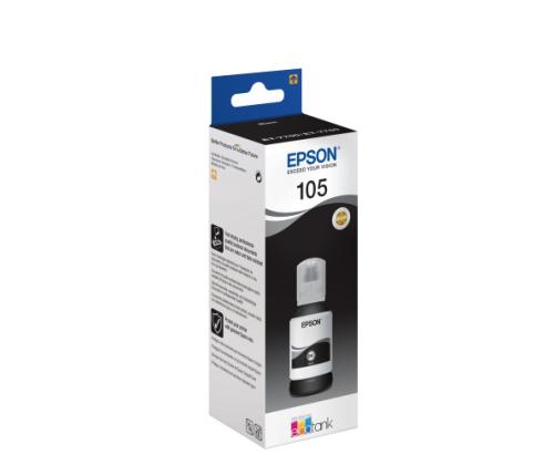 Epson 105 EcoTank (C13T00Q140) Ink Refill Bottle, Black