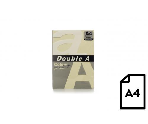 Colour paper Double A, 80g, A4, 500 sheets, Ivory