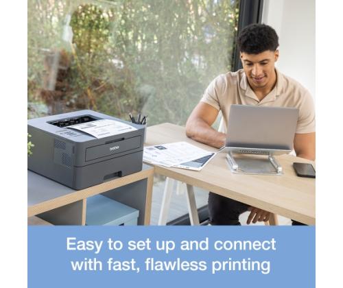 Brother HL-L2445DW Printer Laser B/W A4 32 ppm USB Wi-Fi Ethernet LAN