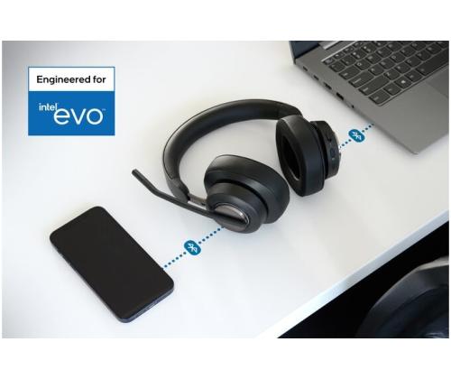 Kensington H3000 Wireless Headset, Bluetooth, Black