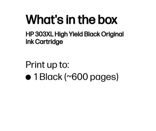HP Ink No.303XL Black (T6N04AE#UUS)