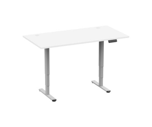 Adjustable Height Table Up Up Bjorn II Gray, Table top M White