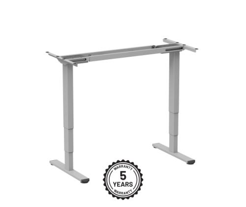 Adjustable Height Table Up Up Bjorn II Gray, Table top M White