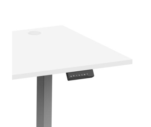 Adjustable Height Table Up Up Bjorn II Gray, Table top M White