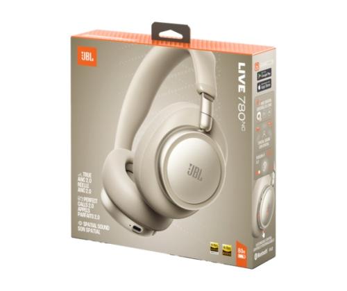 JBL Live 780NC Wireless Headphones, Bluetooth, Champagne