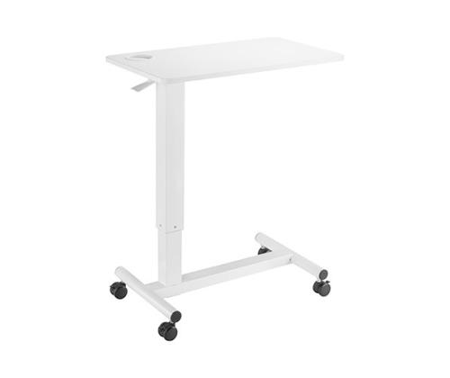 Up Up Forseti Adjustable Height Table, White