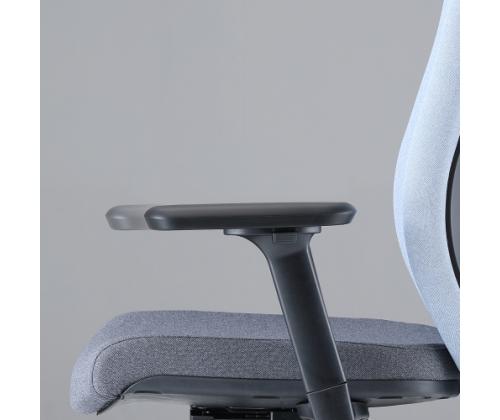 Up Up Athene ergonomic office chair Black, Grey + Blue fabric