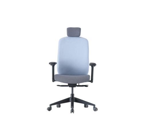 Up Up Athene ergonomic office chair Black, Grey + Blue fabric