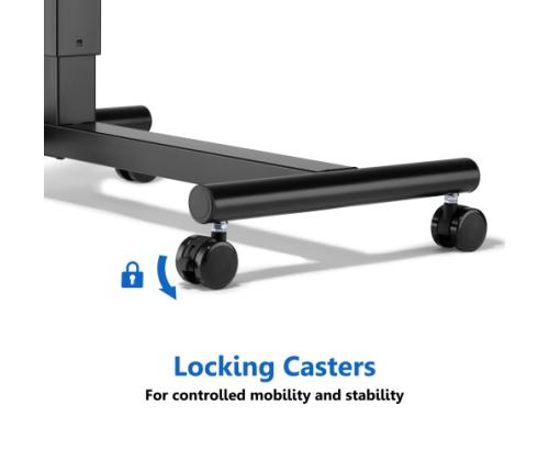 Adjustable Height Table Up Up Forseti Black