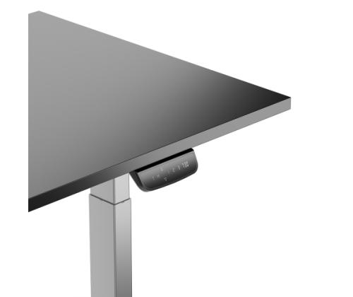 Adjustable Height Table Up Up Bjorn Gray, Table top M Black