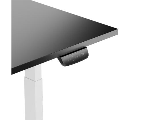 Adjustable Height Table Up Up Bjorn White, Table top M Black