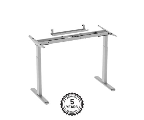 Adjustable Height Table Up Up Bjorn Gray, Table top L Black