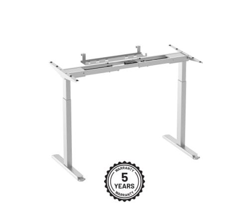 Adjustable Height Table Up Up Bjorn White, Table top L Black