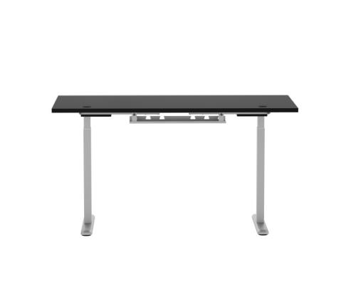 Adjustable Height Table Up Up Bjorn Gray, Table top L Black