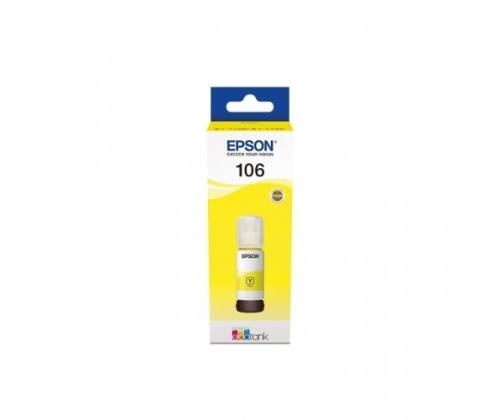 Epson 106 EcoTank (C13T00R440) Ink Refill Bottle, Yellow