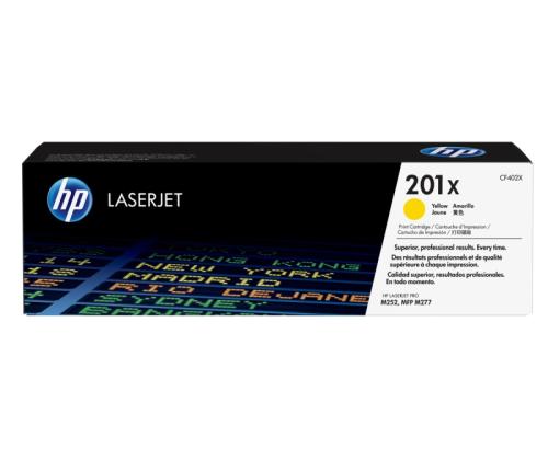 HP 201X (CF402X) Toner Cartridge, Yellow